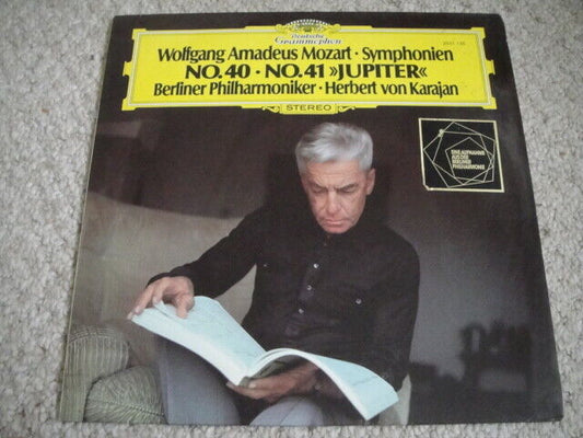 Mozart:Symphony 40/41, Berliner Philharmoniker,Herbert von Karajan ‎– conductor