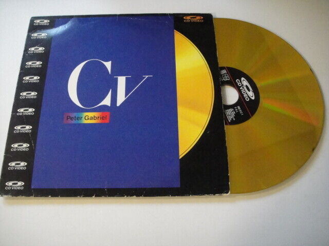 Peter Gabriel – CV Laserdisc, CDV 12", Polygram/Virgin-080 5121 PAL UK 1987