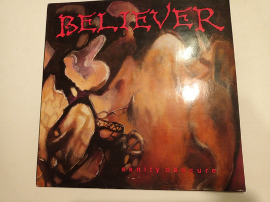 Believer – Sanity Obscure LP Rare THRASH/Death R/C Records ‎– RC 9312-1 Holland