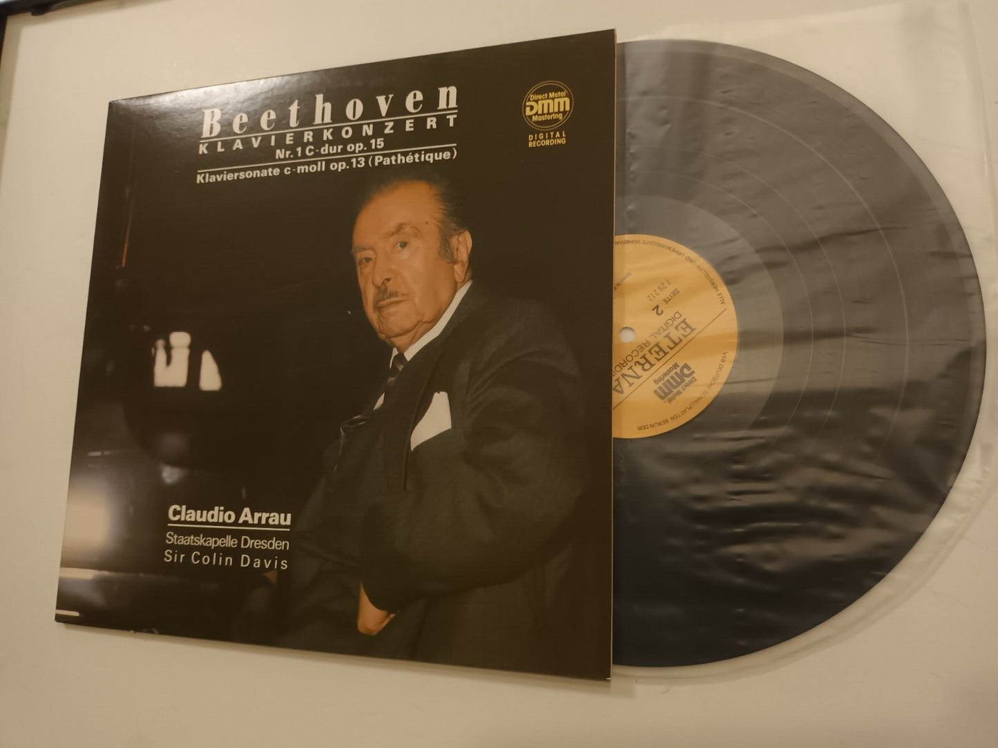 Claudio Arrau - piano,Colin Davis - conductor Beethoven:Nr. 1 c-dur op.ETERNA LP