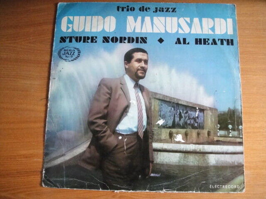 Guido Manusardi, Sture Nordin, Al Heath ‎– Trio De Jazz LP Romania