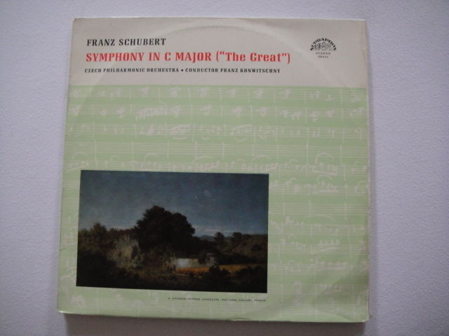 Conductor - Franz Konwitschny, Schubert: Symphony in C major 'The Great' LP