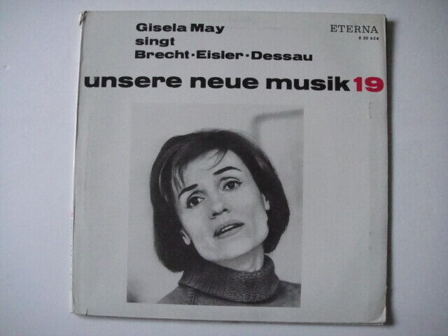 Gisela May Sing: Brecht - Eisler - Dessau LP Booklet