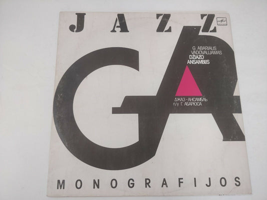 Gintautas Abarius - Monografijos LITHUANIAN Free JAZZ Avantgarde LP