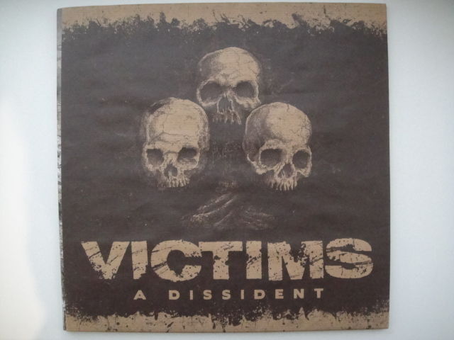 Victims - 'A Dissident' LP Yellow/Black Marbled LIMITED