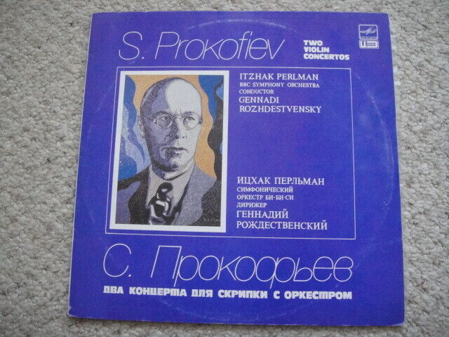 Itzhak Perlman - violin, PROKOFIEV: Concerto No.1 & 2 for Violin and Orchestra