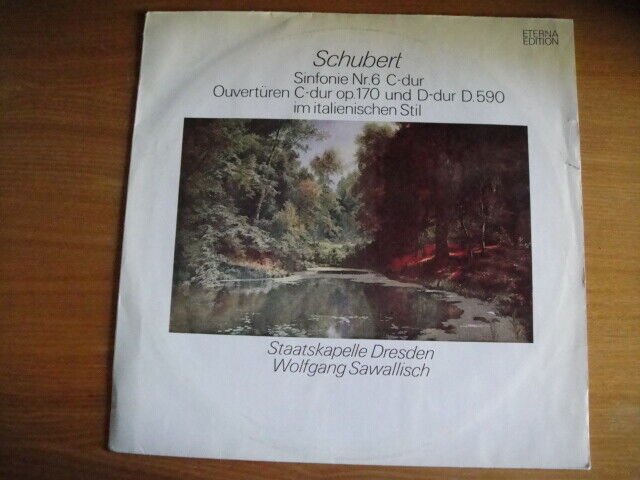 Schubert: Symphony No.6 & Overtures , op.170 & D.590 LP Sawallisch - conductor