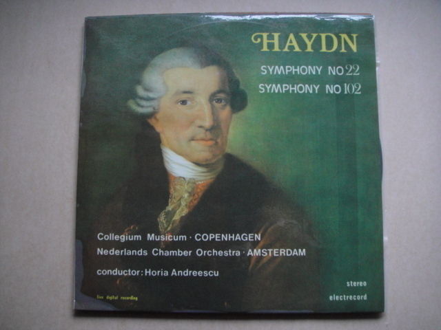 Horia Andreescu ‎– Symphony No 22 , Symphony No 102 HAYDN LP