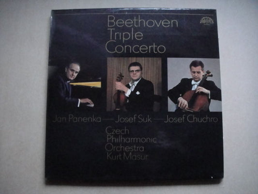 Suk - violin, Chuchro - cello, Panenka - piano MASUR Beethoven:Triple SUPRAPHON