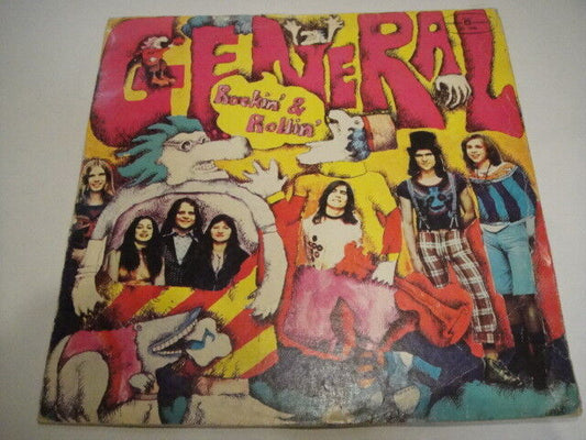 General ‎– Rockin' & Rollin' LP Hungary HARD Rock