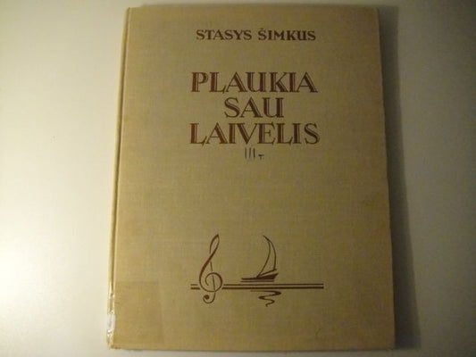 Vintage Sheet Music Score: S. Simkus: 9 Songs for Choir LITHUANIAN