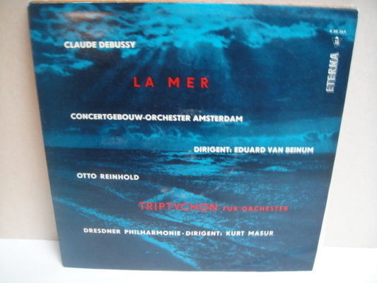 Reinhold Otto Triptychon Masur Debussy Beinum ETERNA LP