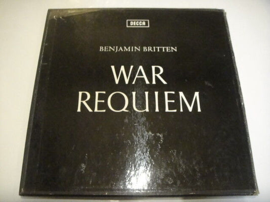 Benjamin Britten ‎– War Requiem BOX 2LPs UK 1963