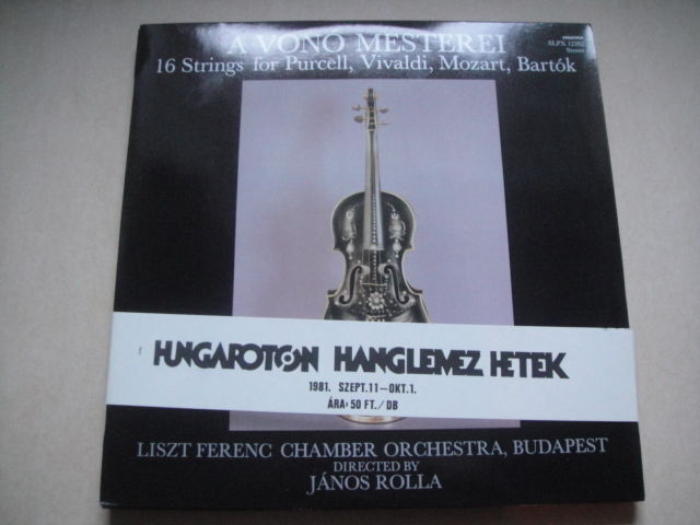 16 Strings for Purcell, Vivaldi, Mozart, Bartok / Janos Rolla LP