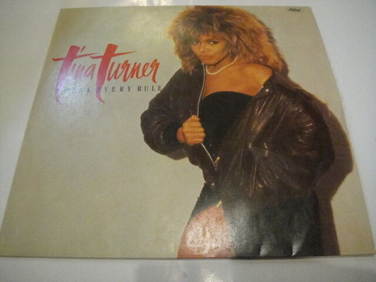 Tina Turner ‎– Break Every Rule INDIA press LP Different! CAPITOL