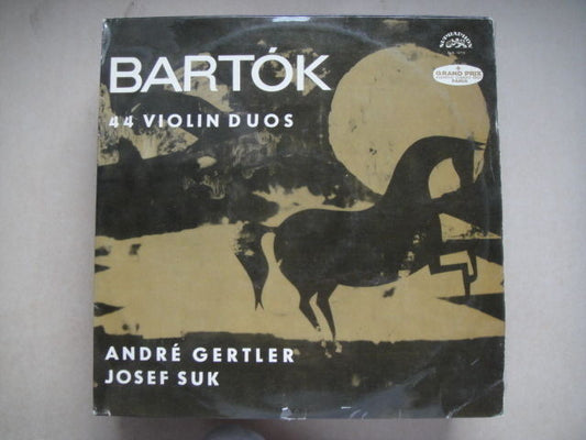 J.SUK & A.Gertler BARTOK: 44 Duos for Violins LP SUPRAPHON