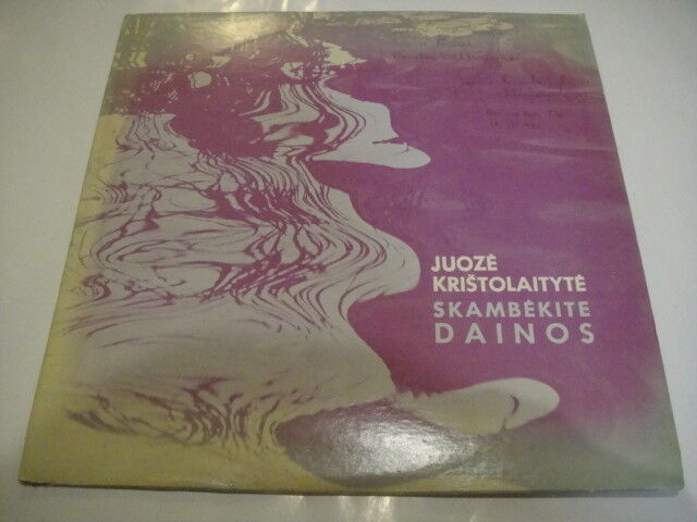 Juoze Kristolaityte-Daugeliene - soprano LITHUANIAN Private LP Simkus/Banaitis