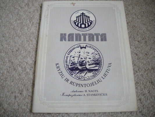 Vintage Sheet Music Score: A. Stankevicius: „Kryžių ir Rūpintojėlių Lietuva"