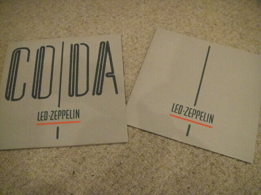 Led Zeppelin ‎– Coda LP Swan Song ‎– 79. 0051-1 Y GERMANY Press