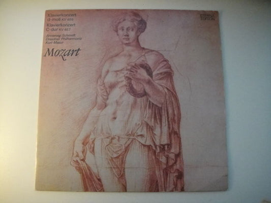 Kurt Masur - conductor, Mozart: d-moll KV 466 / C-dur KV 467  LP Black  ETERNA