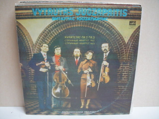 JUOZAPAITIS String Quartets 2 & 3 VILNIUS Quartet LP RU