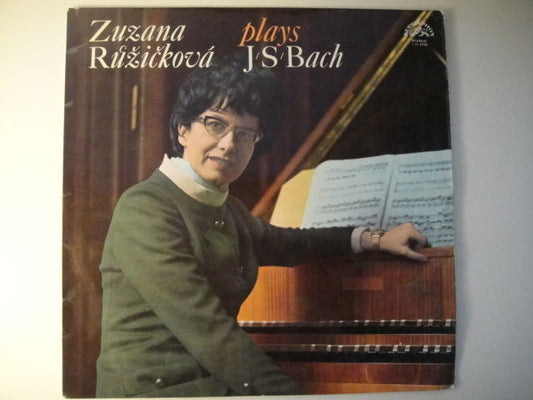 Zuzana Ruzickova - piano, BACH:Fantasy In C Minor/Chromatic Fantasy And Fugue LP