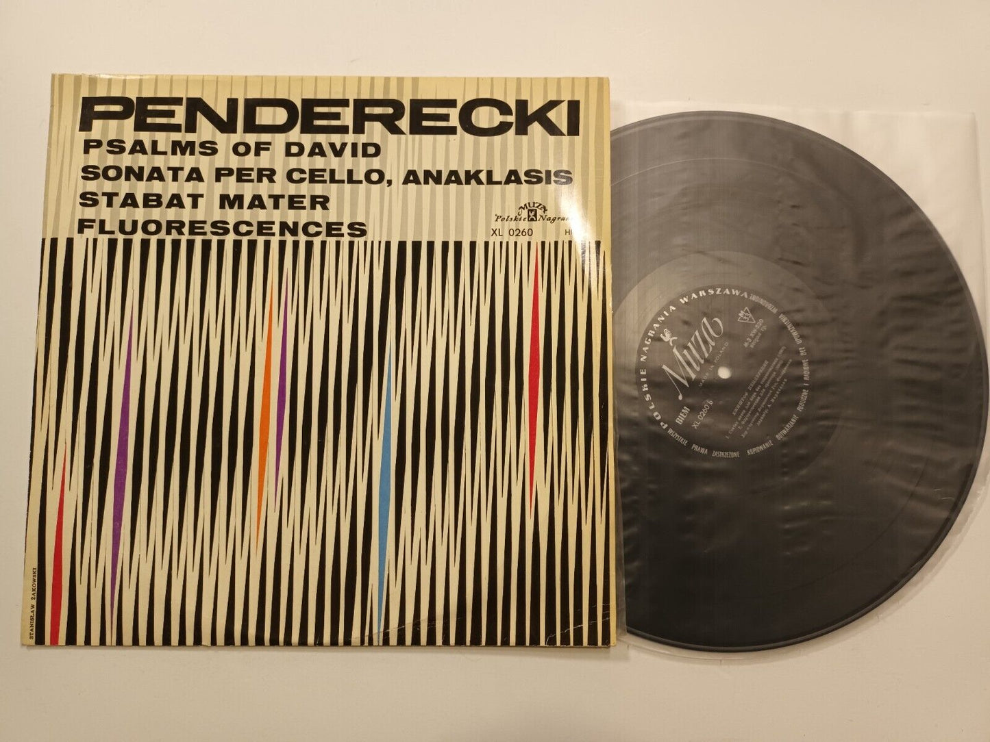 Penderecki: Psalms Of David / Sonata Per Cello / Anaklasis / Stabat Mater LP