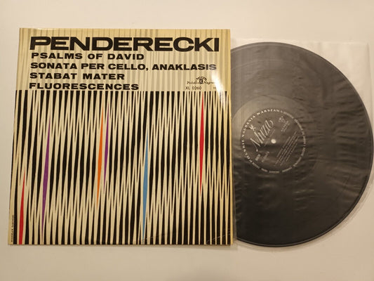 Penderecki: Psalms Of David / Sonata Per Cello / Anaklasis / Stabat Mater LP