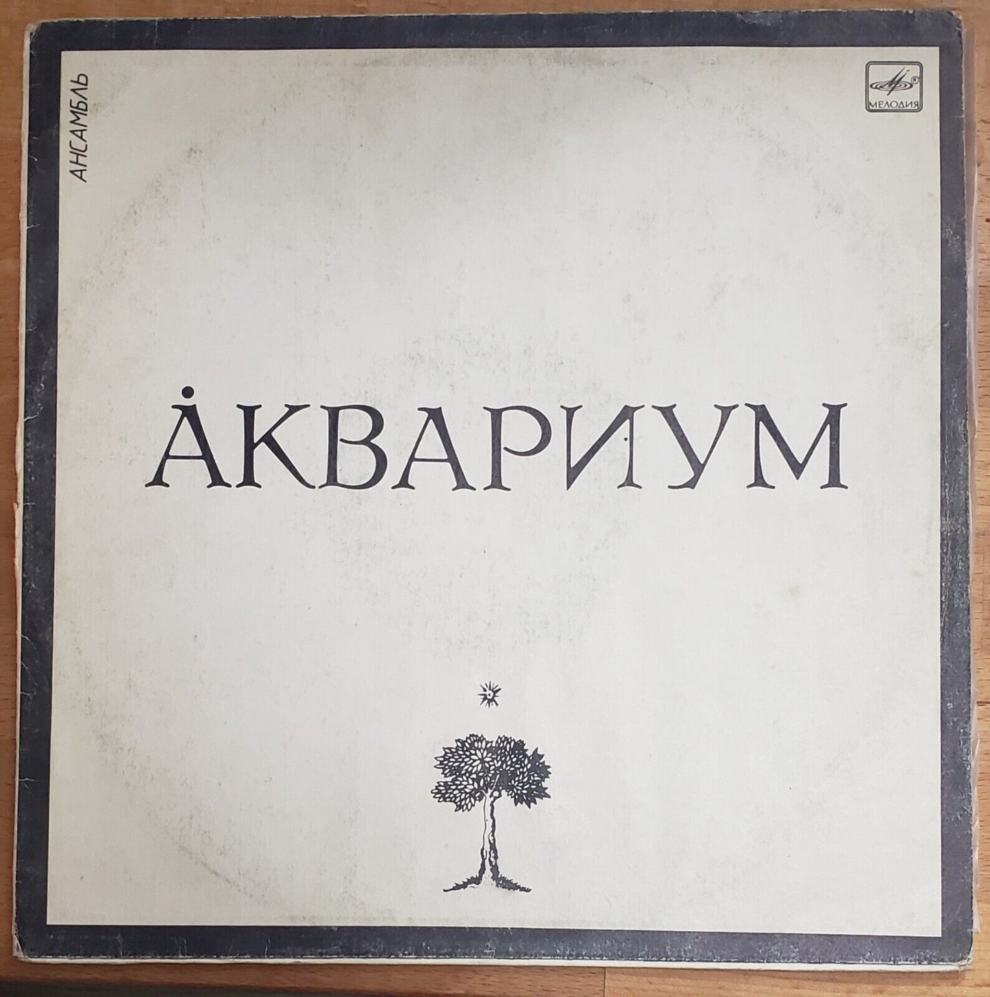 AKVARIUM AQUARIUM "White Album" LP Grebenschikov Аквариум Soviet/Russian VG