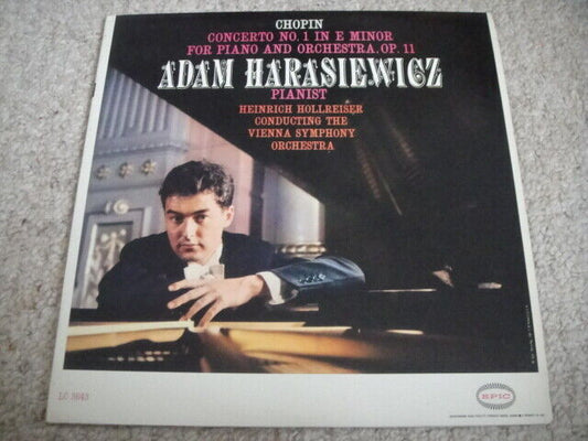 Chopin:  Concerto No. 1 LP  Adam Harasiewicz - piano, USA Epic