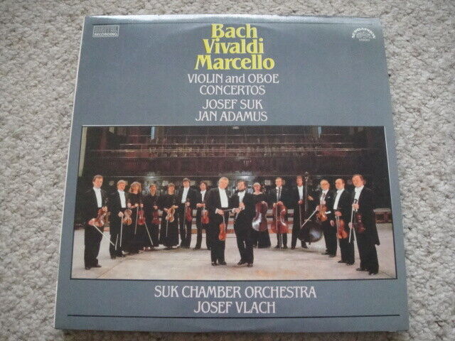 Violin – Josef Suk LP Bach: Concerto In D Minor/Vivaldi:Concerto/Marcello