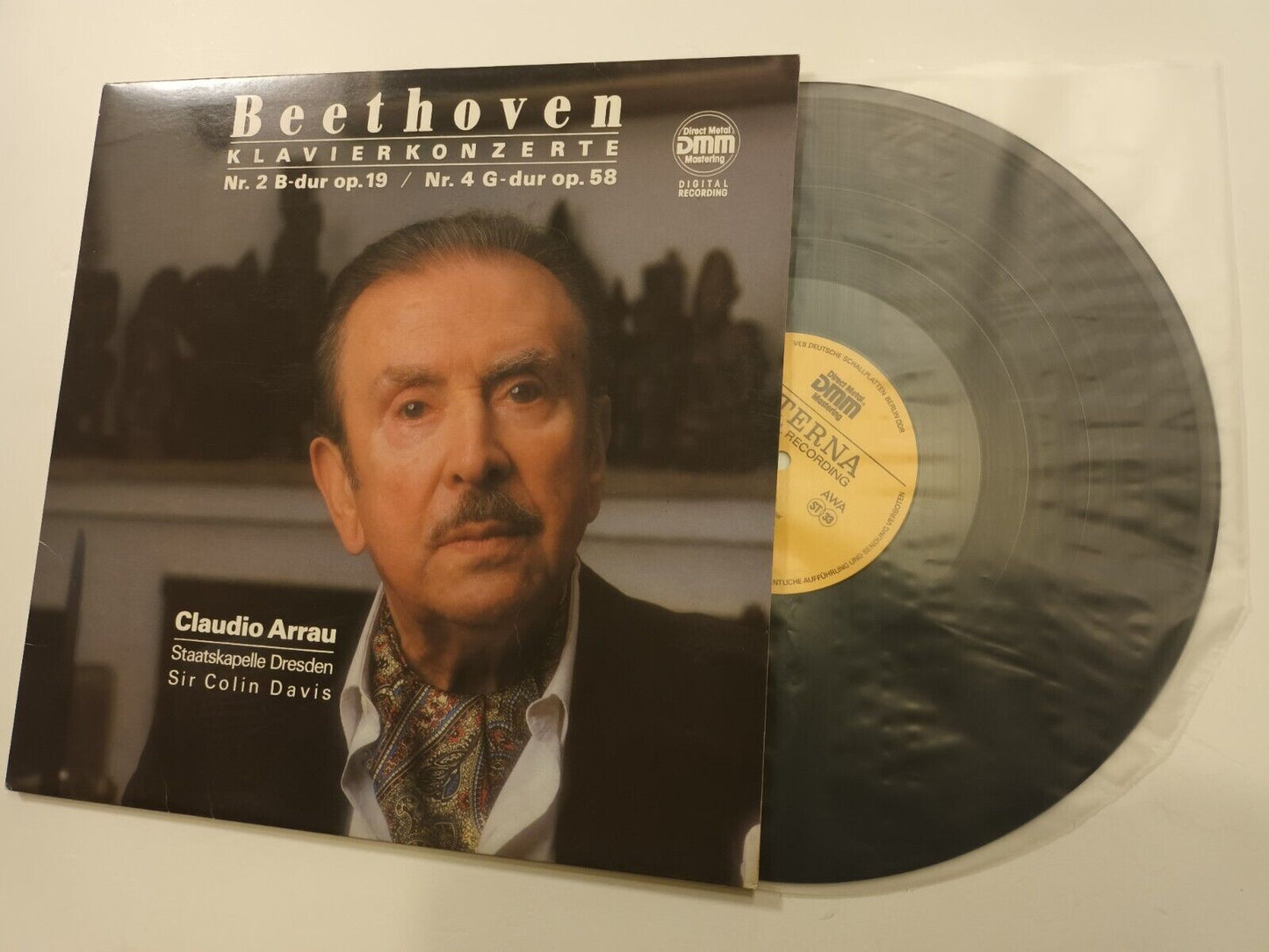 Claudio Arrau - piano,Colin Davis - conductor Beethoven:Nr. 2 B-dur, 4 ETERNA LP