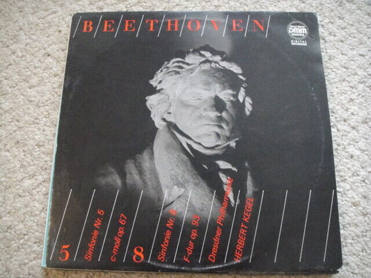 Beethoven: Symphonies 5 & 8 LP  H.Kegel - conductor, Dresden PO ETERNA