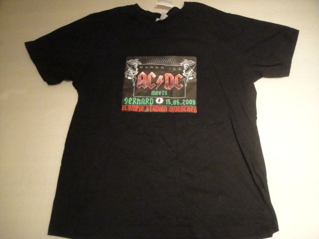 AC/DC - Black Ice Tour  15.05.2009  Olympia Stadion Muenchen T-Shirt LARGE