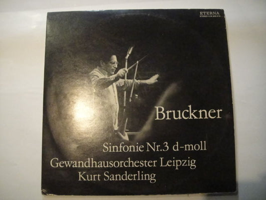 BRUCKNER Symph. 3 Kurt Sanderling ETERNA Black DBL LP