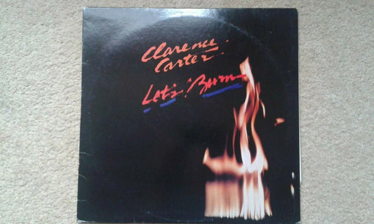 Clarence Carter ‎– Let's Burn LP 1980 USA Soul/Funk