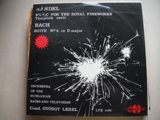 HANDEL Music for Royal Fireworks BACH Suite3 LEHEL cond