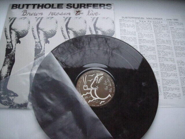 Butthole Surfers ‎– Brown Reason To Live 12" Brown/Marbled