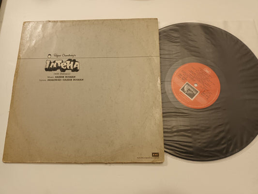 Rajesh Roshan – Inteha LP Hindustani/Bollywood INDIA