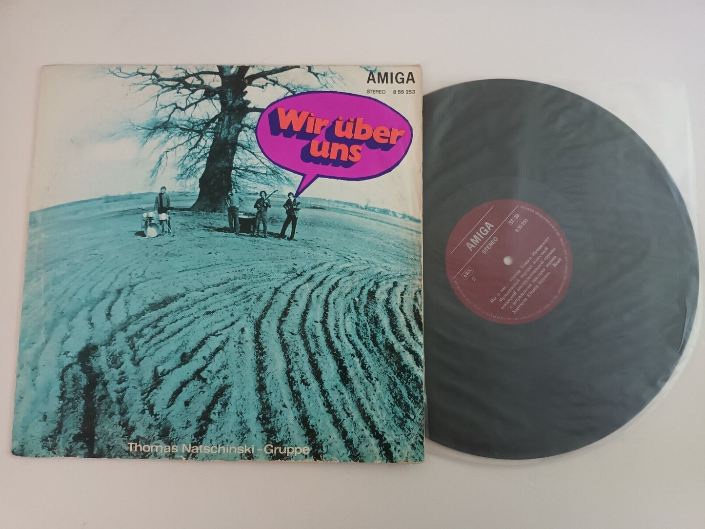 Thomas Natschinski-Gruppe Wir Über Uns LP AMIGA ‎855253 Germany 1971 Beat/Psych