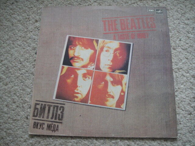 BEATLES - A Taste of Honey SOVIET/RUSSIAN Press LP Tashkent/White//DMM Rare(!)