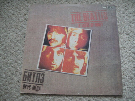 BEATLES - A Taste of Honey SOVIET/RUSSIAN Press LP Tashkent/White//DMM Rare(!)