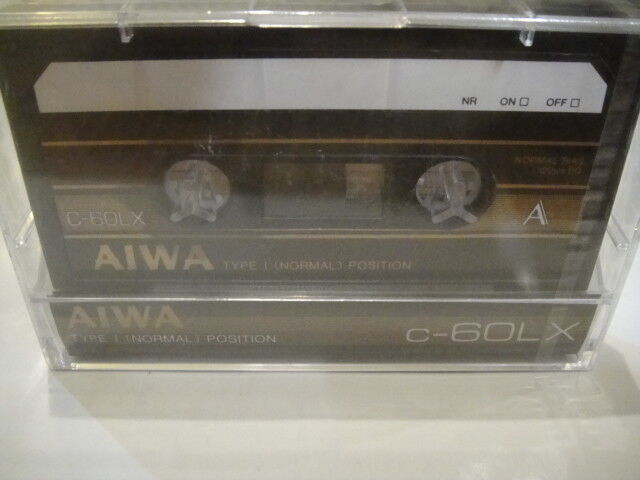 AIWA C-60LX BLANK Audio TAPE/Cassette SEALED Japan OLD/STOCK