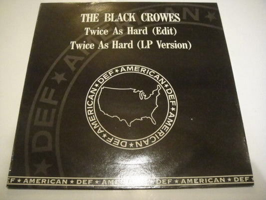 The Black Crowes ‎– Twice As Hard 12'' PROMO