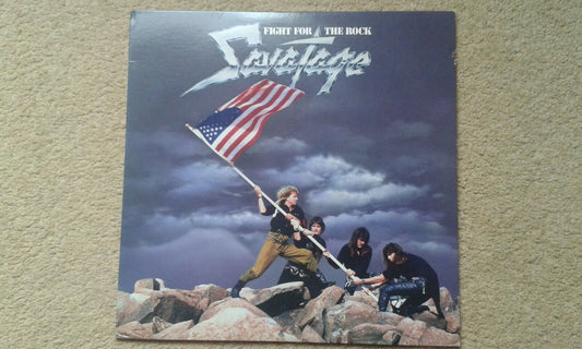 Savatage ‎– Fight For The Rock ORIGINAL 1986 USA Press LP