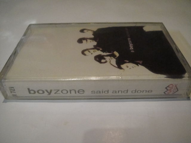 Boyzone ‎– Said And Done TAPE/Cassette SEALED Russian