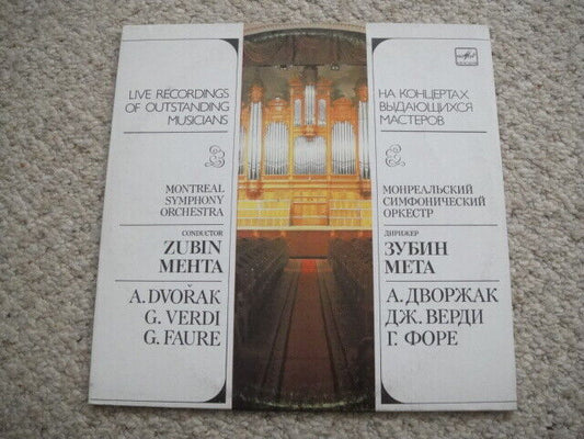 Zubin Mehta - Live in Leningrad/Montreal Symphony Orchestra, Dvorak/Faure/Verdi