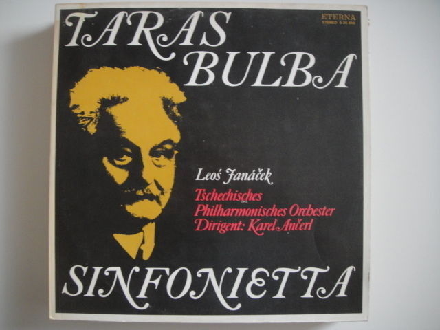 Janacek:Sinfonietta / Taras Bulba ETERNA Karel Ancerl ‎– conductor LP