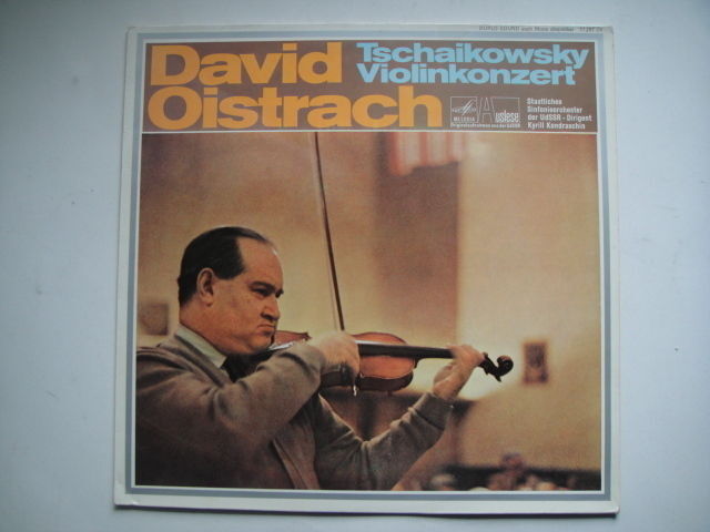 David Oistrach - violin, Tchaikovsky LP RUS