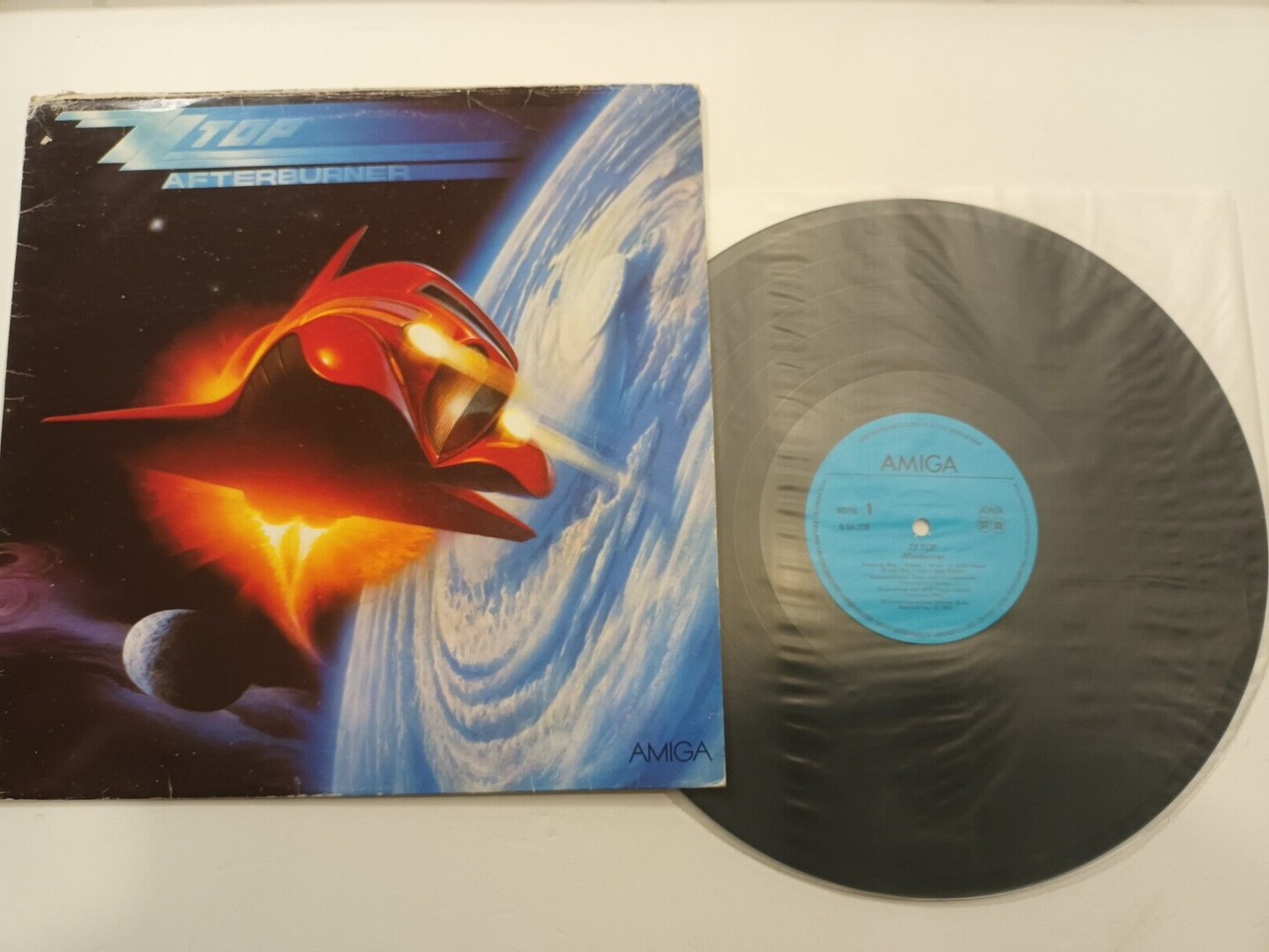 ZZ Top – Afterburner LP German DEMOCRATIC Republic PRESS!